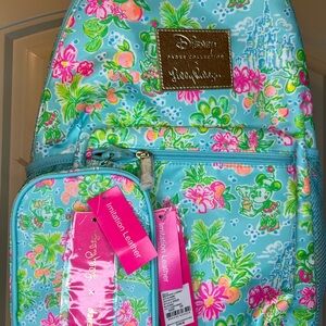 Lily Pulitzer Disney X Backpack & Wristlet - NWT